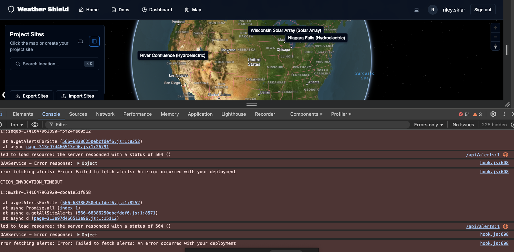 404 error NOAA