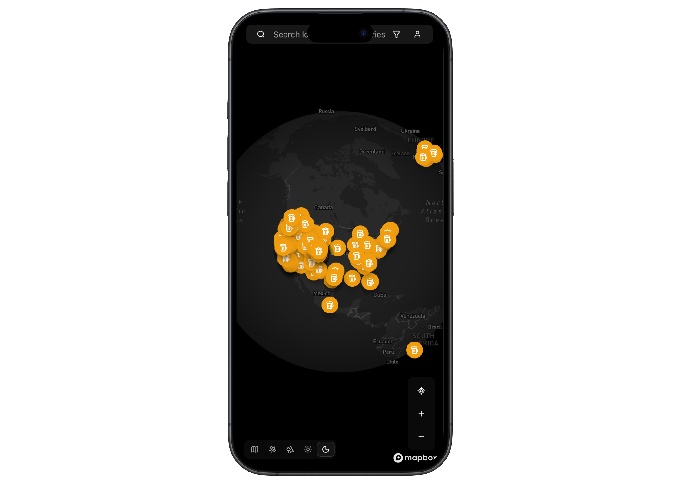 Sammy's Brews — interactive brewery map built with Next.js 15 and Mapbox GL
